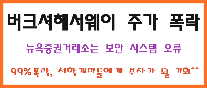 버크셔해서웨이 주가